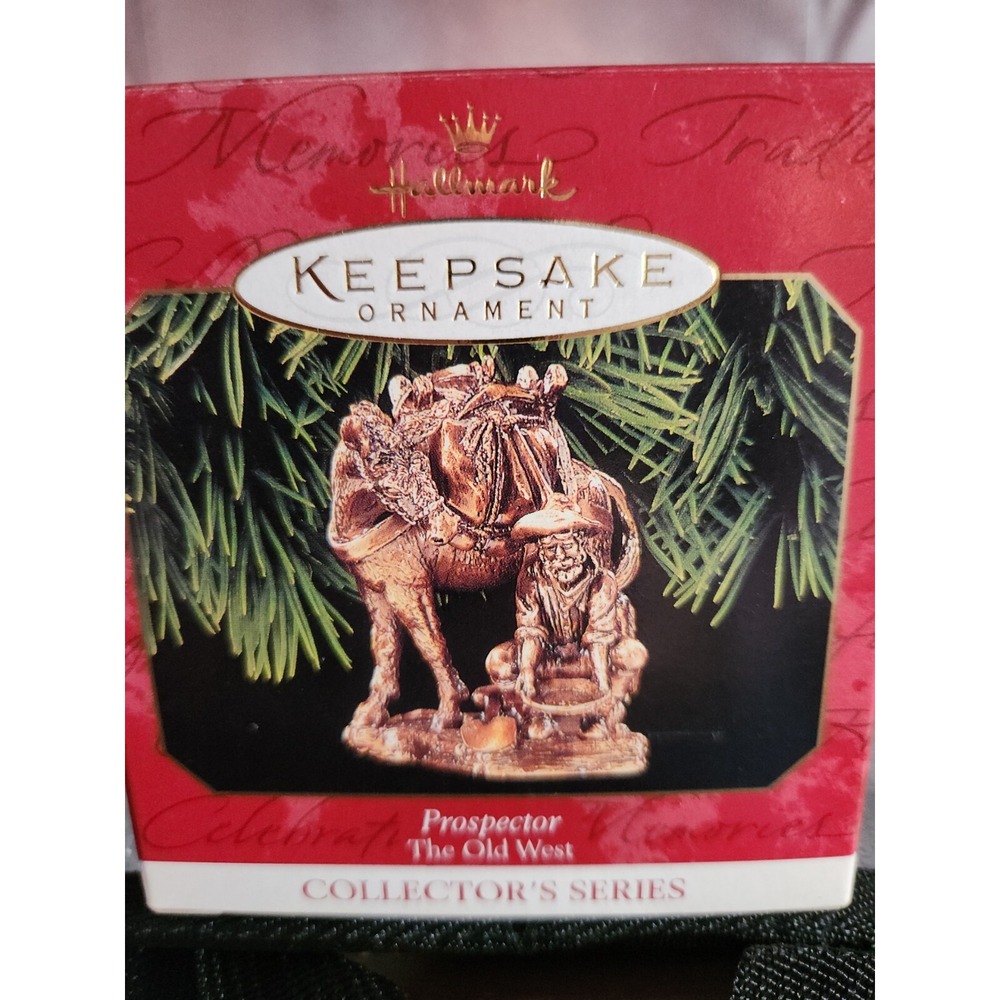 Hallmark Keepsake Ornament 1999 Prospector The Old West Series 2 Duane Unruh